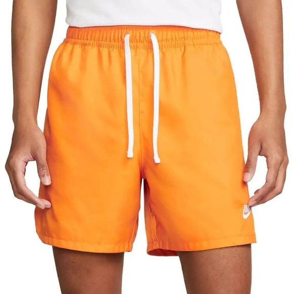 nike woven flow shorts orange